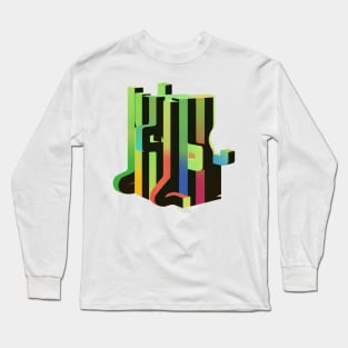 The block Long Sleeve T-Shirt